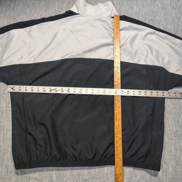 Nike Force Zip Up Track Jacket Mens Size Large Gray Green Full Zip - Picture 11 of 14